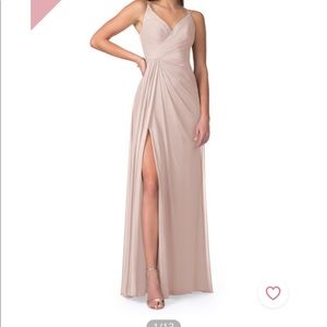 Azazie Evalin Dress in Dusty Rose